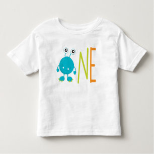 T-shirt Pour Les Tous Petits Little Monster Premier Anniversaire chemise ONE