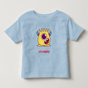 T-shirt Pour Les Tous Petits Little Monster (texte personnalisable)