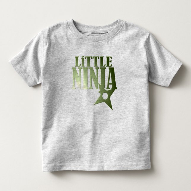 T-shirt Pour Les Tous Petits Little Ninja pour enfants - Personnalisable (Devant)