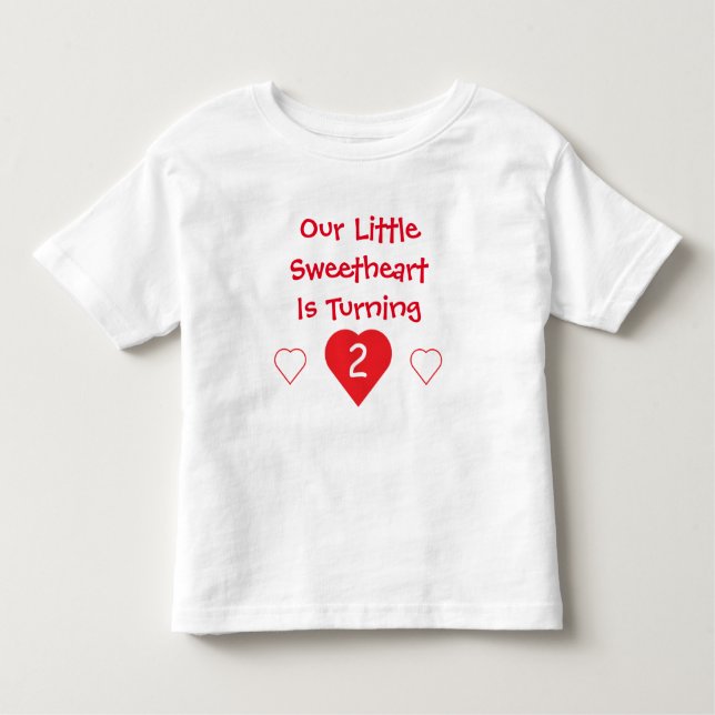T-shirt Pour Les Tous Petits Little Sweetheart (Devant)