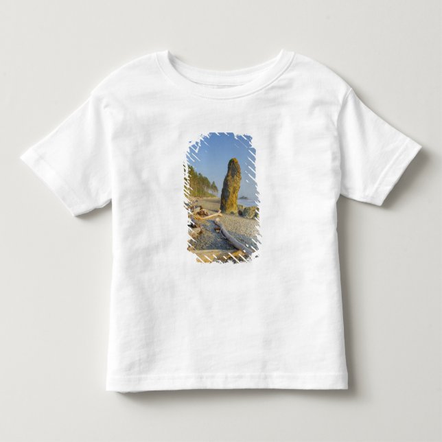 T-shirt Pour Les Tous Petits Littoral et stacks, Ruby Beach, Olympic (Devant)