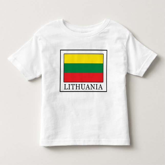 T-shirt Pour Les Tous Petits Lituanie (Devant)