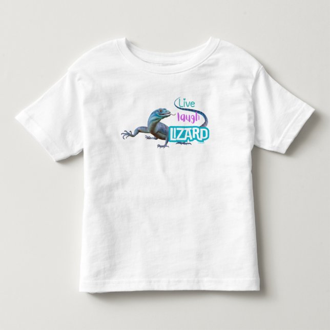 T-shirt Pour Les Tous Petits Live Laugh Lizard (Devant)