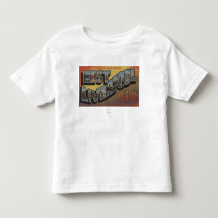 T-shirt Pour Les Tous Petits Liverpool est, Ohio - grandes scènes de lettre
