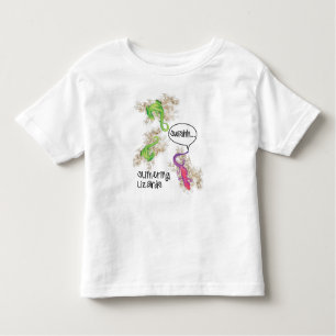T-shirt Pour Les Tous Petits Lizards coulissants Toddler Tee