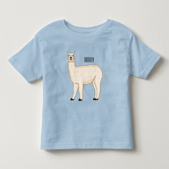 T-shirt Pour Les Tous Petits Llama (Devant)
