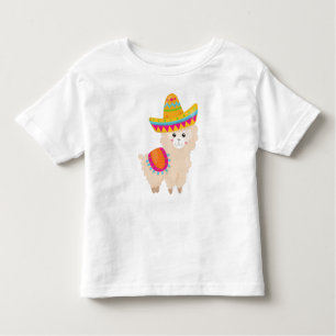 T-shirt Pour Les Tous Petits Llama mexicaine, Llama mignonne, Alpaca mignonne,