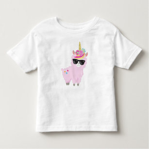 T-shirt Pour Les Tous Petits Llama unicorne, Petite Llama, Llama mignonne, Alpa