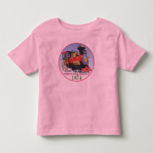 T-shirt Pour Les Tous Petits Locomotive Stevens & Jouet Brown