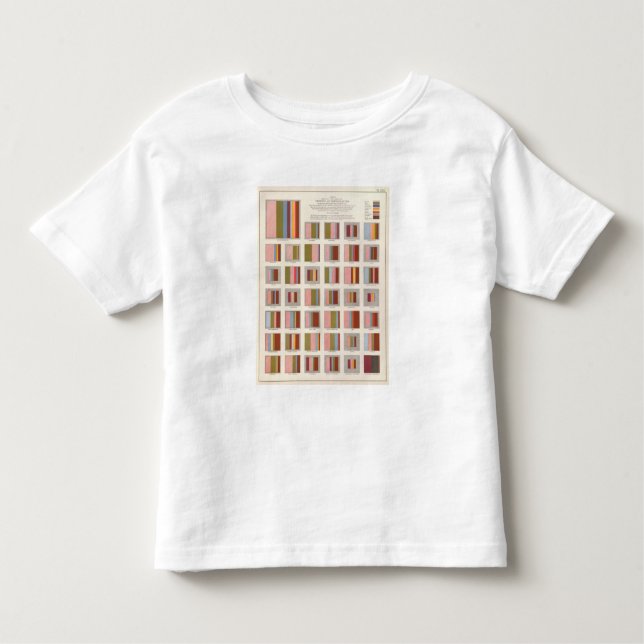 T-shirt Pour Les Tous Petits Logement d'église, lithographie statistique des (Devant)