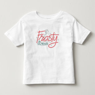 T-shirt Pour Les Tous Petits Logo de bonbon de Noël de Frosty le bonhomme de ne