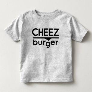 T-shirt Pour Les Tous Petits Logo de Cheezburger (noir)