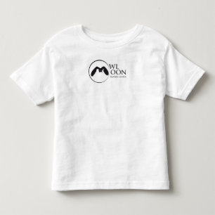 T-shirt Pour Les Tous Petits Logo de la lune de choux