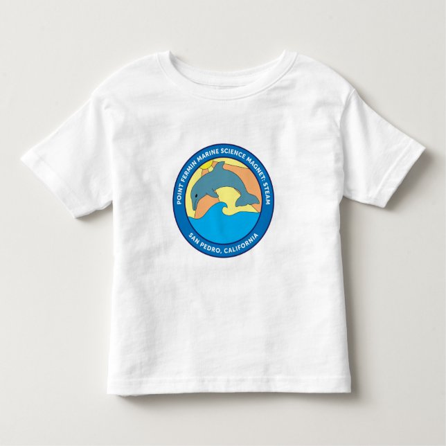 T-shirt Pour Les Tous Petits Logo élémentaire Toddler Point Fermin Blanc (Devant)