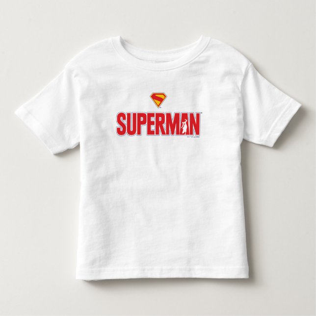 T-shirt Pour Les Tous Petits Logo gras Superman Classique (Devant)