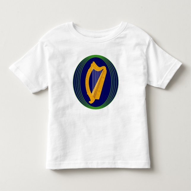 T-shirt Pour Les Tous Petits Logo irlandais sur le blason (Devant)