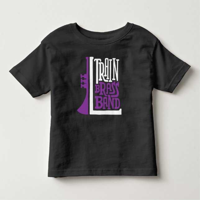 T-shirt Pour Les Tous Petits Logo LTBB (blanc/violet) - Enfant et bébé - (Devant)