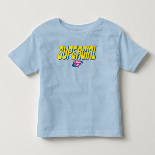 T-shirt Pour Les Tous Petits Logo Pop Supergirl