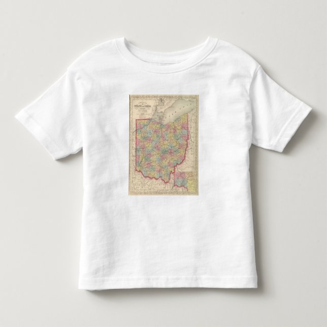T-shirt Pour Les Tous Petits L'Ohio 13 (Devant)