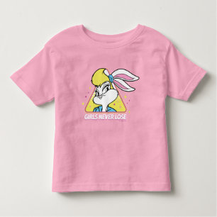 T-shirt Pour Les Tous Petits Lola Bunny Girls ne perdent jamais