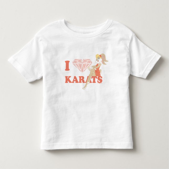 T-shirt Pour Les Tous Petits Lola Bunny I Heart Karats (Devant)