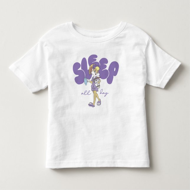 T-shirt Pour Les Tous Petits Lola Bunny Sleep All Day (Devant)