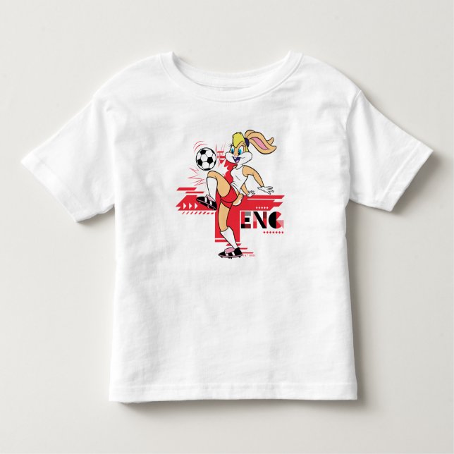 T-shirt Pour Les Tous Petits Lola Bunny Team England Soccer Graphic (Devant)
