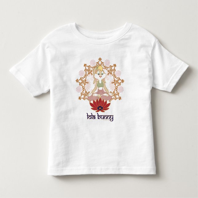 T-shirt Pour Les Tous Petits Lola Bunny Yoga Lotus Pose (Devant)