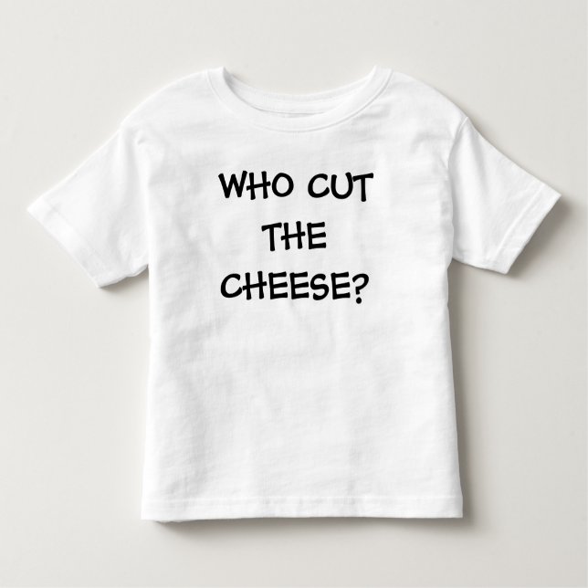 T-SHIRT POUR LES TOUS PETITS L'OMS A COUPÉ LE FROMAGE ? (Devant)