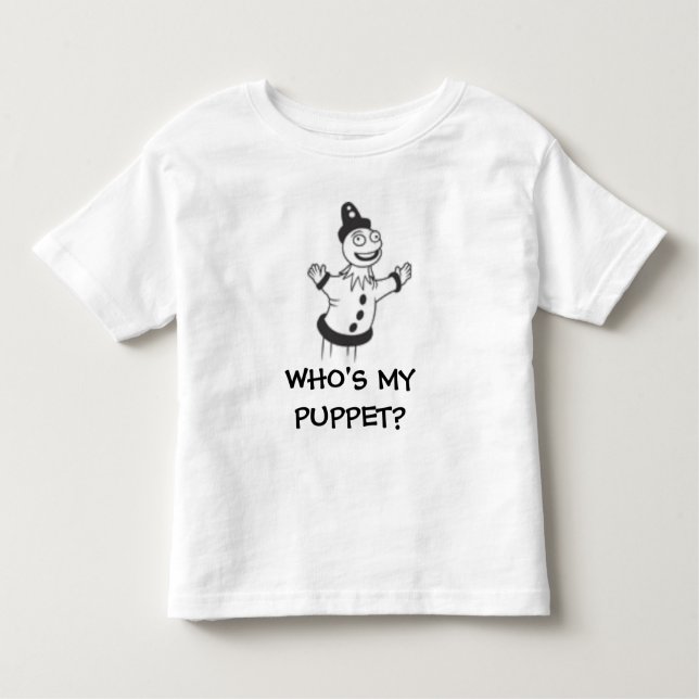 T-shirt Pour Les Tous Petits L'OMS est MA MARIONNETTE ? (Devant)