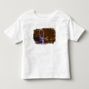 T-shirt Pour Les Tous Petits London Eye, Tamise et lumières de