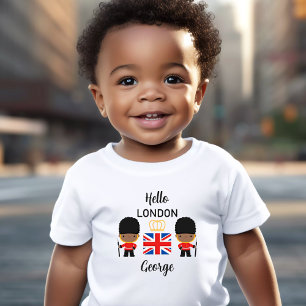 T-shirt Pour Les Tous Petits London Guards Nom de la peau foncée Toddler T-shir