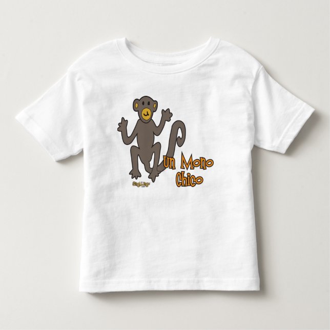 T-shirt Pour Les Tous Petits L'ONU Chico mono (un petit singe) (Devant)