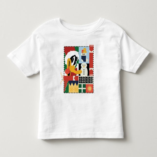 T-shirt Pour Les Tous Petits LOONEY TUNES™ DAFFY DUCK™ Vacances (Devant)