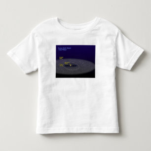 T-shirt Pour Les Tous Petits L'orbite de l'objet binaire de ceinture de Kuiper