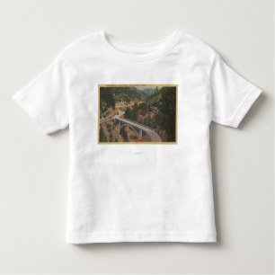 T-shirt Pour Les Tous Petits L'Orégon du sud - pont pionnier, crique de canyon