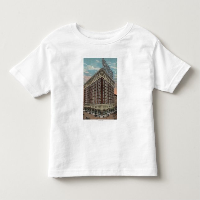 T-shirt Pour Les Tous Petits Los Angeles, CAView de l'hôtel Rosslyn (Devant)