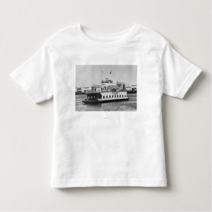 T-shirt Pour Les Tous Petits Los Angeles, insulaire de ferry de CA près de port