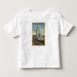 T-shirt Pour Les Tous Petits Los Angeles, vue de CaliforniaA de ville hôtel
