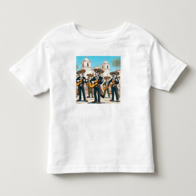 T-shirt Pour Les Tous Petits Los Coyotes Mariachi  (Devant)