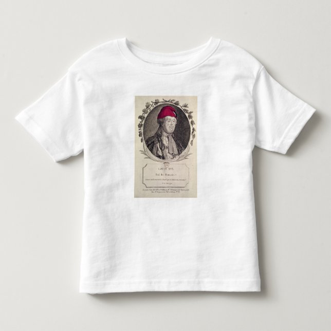 T-shirt Pour Les Tous Petits Louis XVI portant un capot phrygian (Devant)