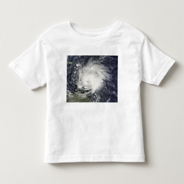 T-shirt Pour Les Tous Petits L'ouragan Tomas sur les Petites Antilles (Devant)