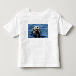 T-shirt Pour Les Tous Petits Loutre de mer de Californie Enhydra lutris) se toi