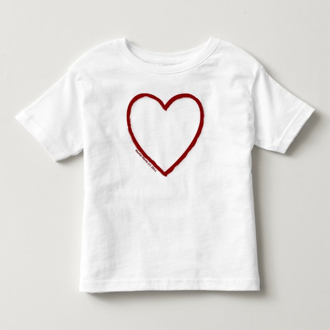 T-shirt Pour Les Tous Petits Love & Hate Kid Modèle (Devant)