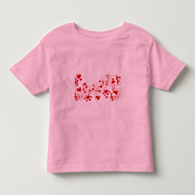 T-shirt Pour Les Tous Petits Love Notes_ (Devant)