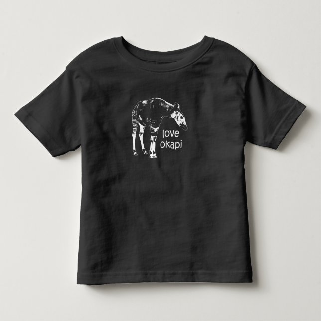 T-shirt Pour Les Tous Petits Love Okapi (Devant)