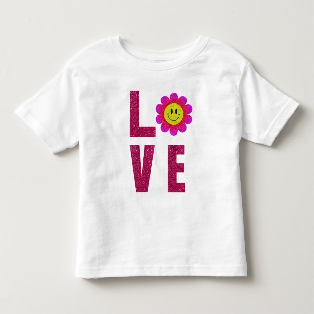 T-shirt Pour Les Tous Petits Love Sunflower (Devant)