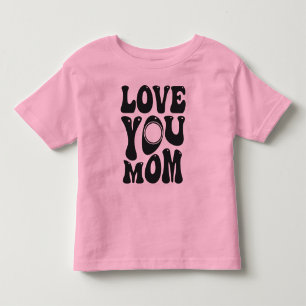 T-shirt Pour Les Tous Petits Love You Mother's Day Design-51727