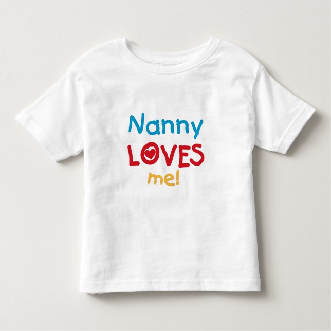 T-shirt Pour Les Tous Petits LOVESMEnanny (Devant)