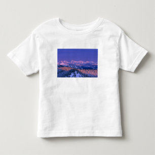 T-shirt Pour Les Tous Petits Lueur alpenestre frappe les sommets du Glacier